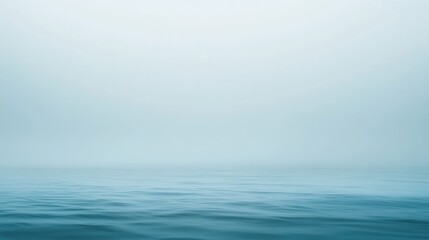 Poster - Abstract soft blue gradient with a blurred effect evoking calmness and tranquility in a simple studio environment Close-up photo with clean background
