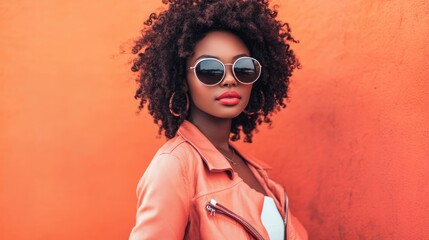 African American woman in casual attire - Showcasing relaxed, everyday fashion choices of African American women, focusing on comfort and personal style.