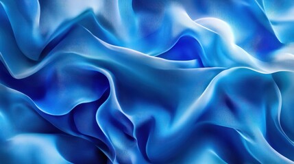 Poster - Blue abstract art background Creative and fluid, this background suits artistic projects, websites, or social media content for creative professionals.