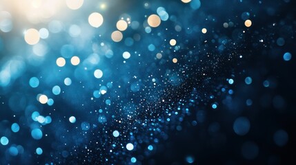 Poster - Blue background for futuristic themes Emphasizing modern, sleek, or high-tech visuals, ideal for innovation-driven brands, tech conferences, or sci-fi projects.
