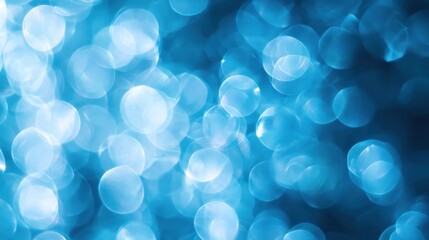Poster - Blue background with bokeh effect Commonly used for dreamy or atmospheric designs, suitable for photography, event promotion, and digital art.