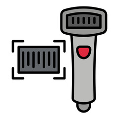 Sticker - Barcode scanner Icon