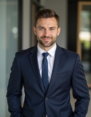 Poster - portrait of a businessman