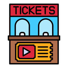 Sticker - Ticket office Icon