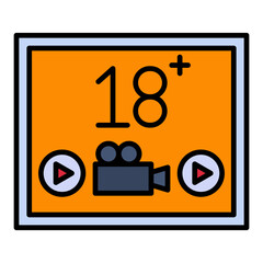 Sticker - Age restriction Icon