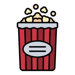 Sticker - Popcorn Icon