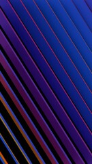 Poster - Diagonal vibrant stripes on a dark background, creating a dynamic abstract composition.






