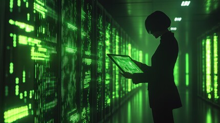 The Data Analyst in Green