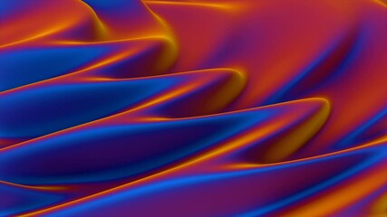 Aufkleber - Abstract smooth background with blue and orange gradients