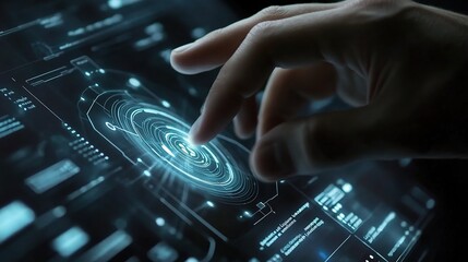 Poster - Futuristic Interface Interaction