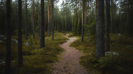 Wall Mural - Forest Path.