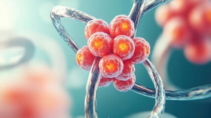 Fototapete - Understanding the Structure of Atoms A Deep Dive into Atomic Models and Their Functions in Chemistry