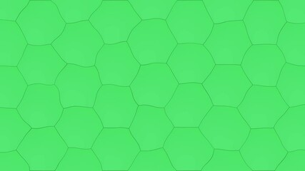 Abstract gradient green background with hexagons 4k looping animated video