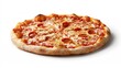 © Sangsung - Classic Pepperoni Pizza on a White Background