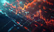 © jajuji - Futuristic financial dashboards and luxury business charts with glowing neon lines, gold accents, and connected nodes for corporate branding.