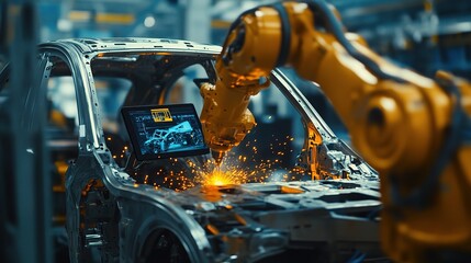 Poster - Robotic Arm in Automotive Manufacturing Process