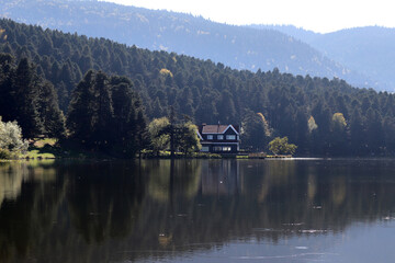 Poster - Villa by the lake. Golcuk - Bolu, Turkey