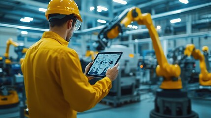 Poster - Industrial Worker Monitoring Automation Process
