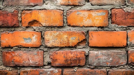 Canvas Print - Rustic Red Brick Wall Texture Background