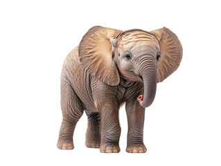 Aufkleber - Cute Baby Elephant isolated on transparent background