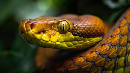 Sticker - Close-Up of a Snake's Eye - Wildlife Photography