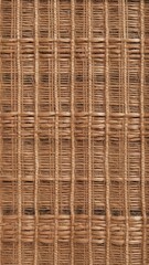 Poster - Textured Woven Material with Natural Brown Hues