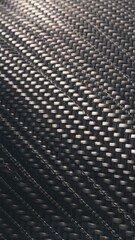 Canvas Print - Textured Surface of Carbon Fiber Material