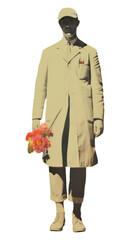 Poster - PNG A Doctor cross overcoat symbol.