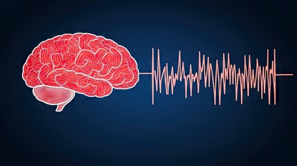 Poster - A high-tech brainwave scanner being used in a medical research experiment, showing advancements in neuroscience.