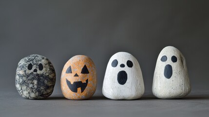 DIY Halloween Painted Stones for Fun Decor