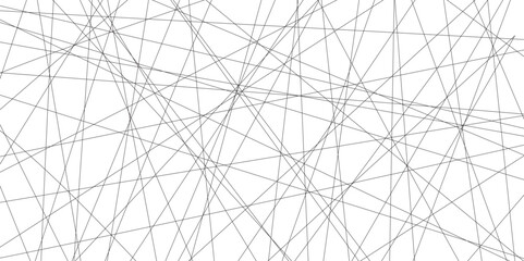 Aufkleber - Abstract black lines with white background. Creative and geometric shape with luxury pattern and paper texture design. abstract background with stripes for website design Technology background.	
