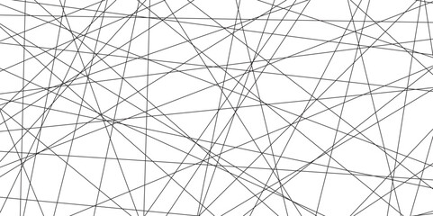 Fototapete - Abstract black lines with white background. Creative and geometric shape with luxury pattern and paper texture design. abstract background with stripes for website design Technology background.	