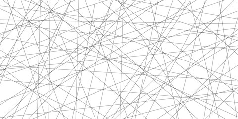 Aufkleber - Abstract black lines with white background. Creative and geometric shape with luxury pattern and paper texture design. abstract background with stripes for website design Technology background.	