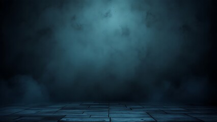 Wall Mural - dark room interior