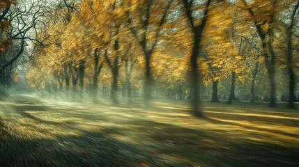  Golden Autumn Forest Path