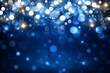 © fledermausstudio - Blue and White Bokeh Lights Abstract Background