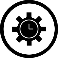 Poster - Time Management Icon Design