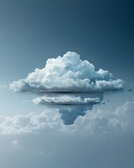 Poster - Multilayered Cloud Symbolizing the Complexity of Cloud Computing Services