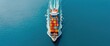 © 2D_Jungle - Freight Shipping The Journey of Container Vessels Across Global Waters