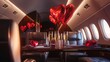 © Pure Imagination - Romantic In-Flight Celebration with Champagne and Hearts