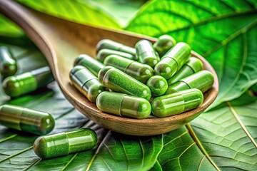 modern biohacking green natural dietary supplements