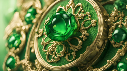 Saint Patrick's day background, Saint Patrick's day wallpaper, Saint Patrick's day concept aesthetic, ai generated