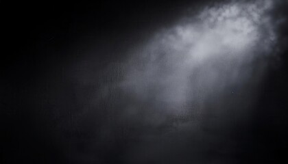 Aufkleber - Isolated Ray of Light Breaking Through Darkness and Mist, Creating a Mysterious and Ethereal Atmosphere