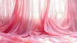 © tonstock - Gorgeous flowing pink silk fabric draped elegantly, creating a soft and romantic atmosphere. Perfect for backgrounds or textile design projects.