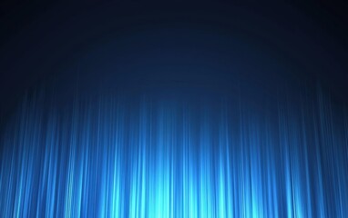 Poster - A captivating blue light gradient with vertical lines, perfect for backgrounds or digital designs, showcasing depth and tranquility.