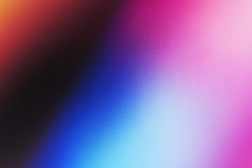 Poster - a vibrant, abstract gradient featuring hues of pink, blue, orange, and black, perfect for background