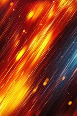 Poster - Dynamic abstract background featuring vibrant streaks of orange, red, and blue, creating a sense of movement and energy.