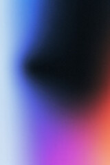 Poster - a vibrant gradient of blue, black, and pink colors creating an abstract visual effect, perfect for b