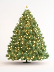 Wall Mural - festive christmas tree