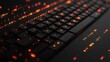 © savittree - Fast typing on a keyboard, digital code and programming elements floating in a dark tech setting.